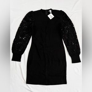 ReVamped Black Long Sleeve Dress